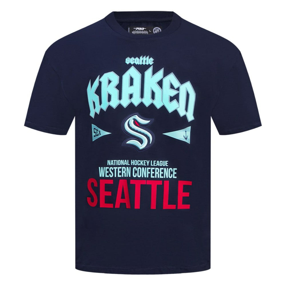 Seattle Kraken Pro Standard City Tour T-Shirt - Deep Sea Blue T-shirts