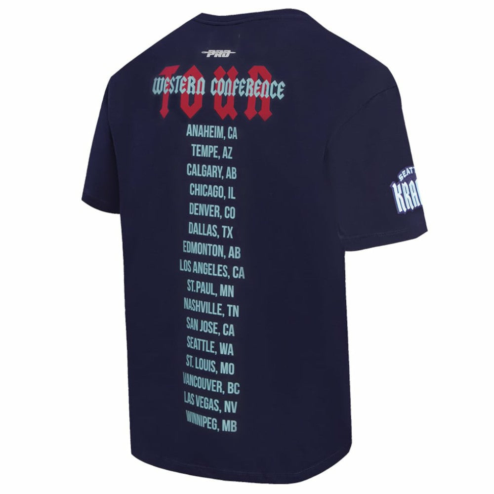 Seattle Kraken Pro Standard City Tour T-Shirt - Deep Sea Blue T-shirts