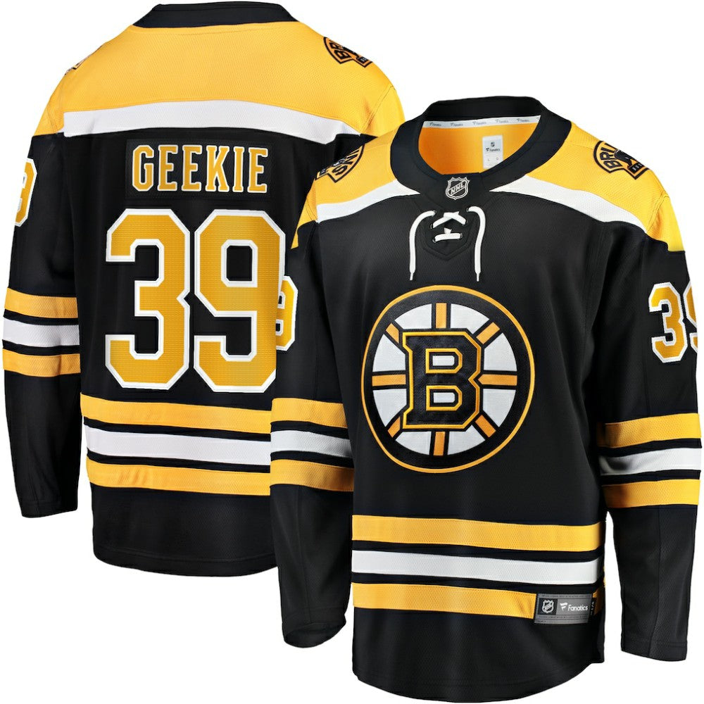 Morgan Geekie Boston Bruins Fanatics Home Breakaway Jersey - Black Jerseys