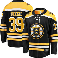 Morgan Geekie Boston Bruins Fanatics Home Breakaway Jersey - Black Jerseys