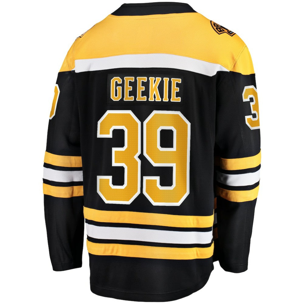 Morgan Geekie Boston Bruins Fanatics Home Breakaway Jersey - Black Jerseys