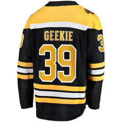 Morgan Geekie Boston Bruins Fanatics Home Breakaway Jersey - Black Jerseys