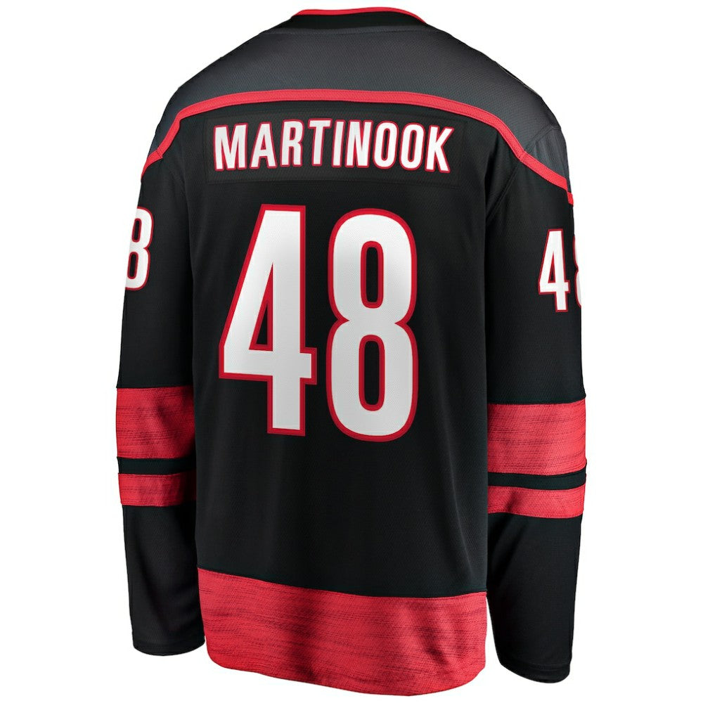 Jordan Martinook Carolina Hurricanes Fanatics Home Breakaway Jersey - Black Jerseys