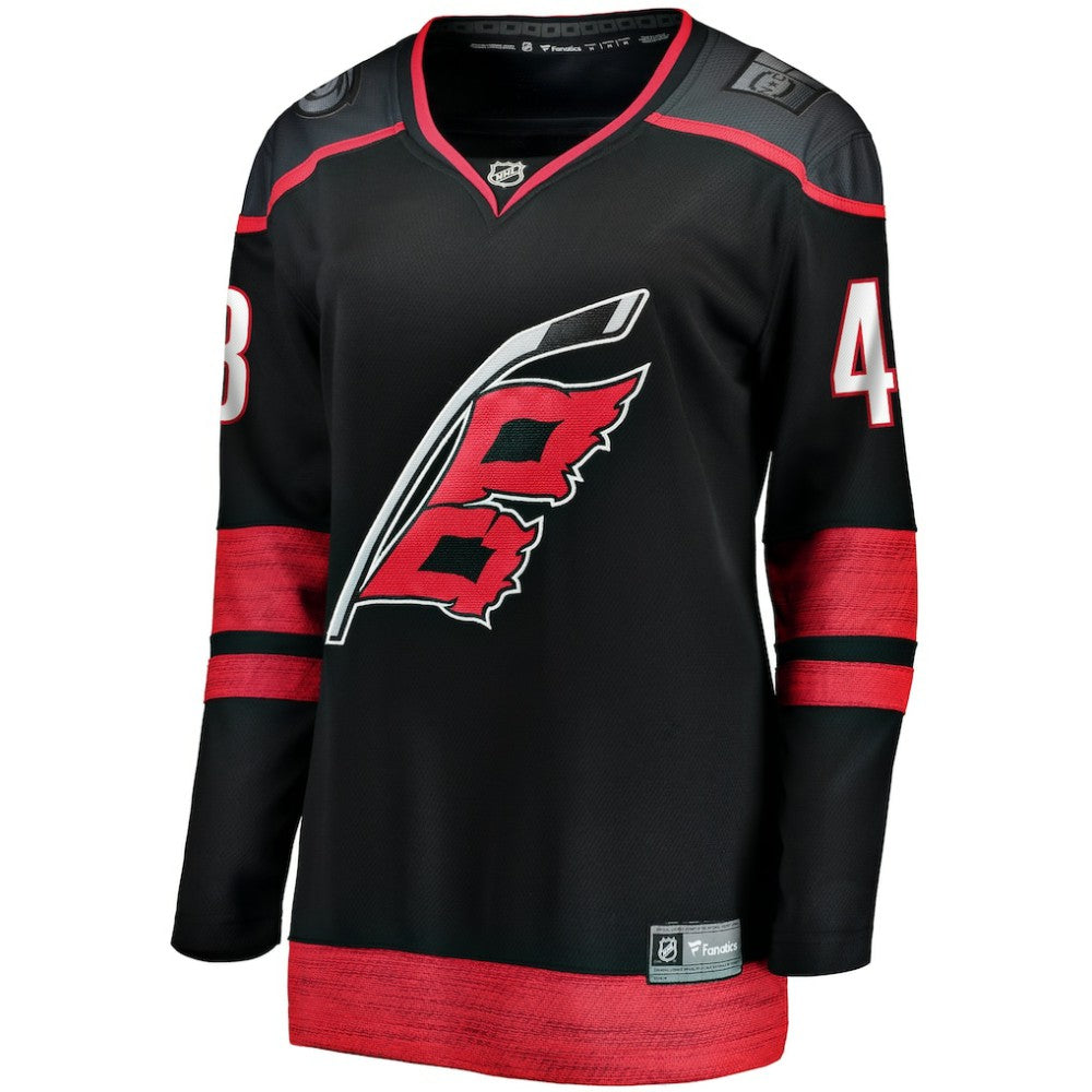 Jordan Martinook Carolina Hurricanes Fanatics Women's Home Breakaway Player Jersey - Black Jerseys