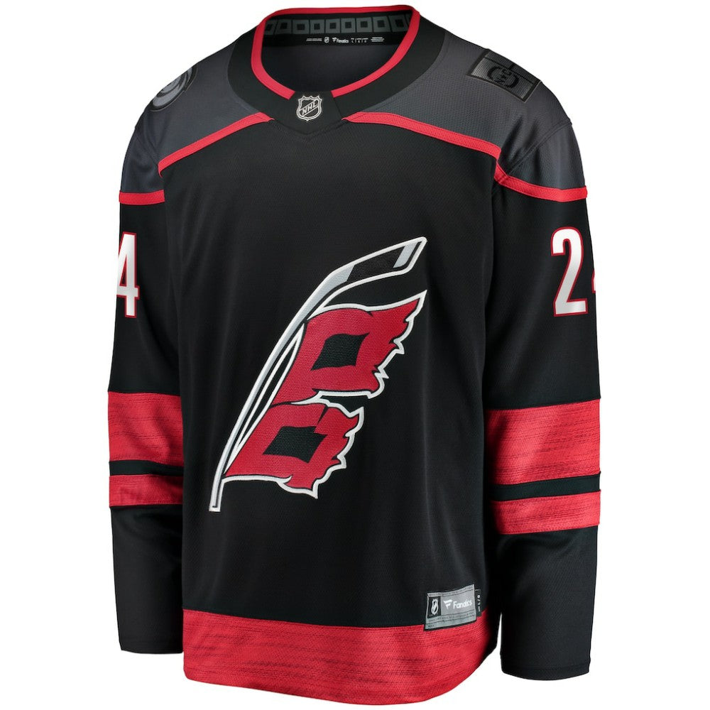 Seth Jarvis Carolina Hurricanes Fanatics Home Breakaway Jersey - Black Jerseys