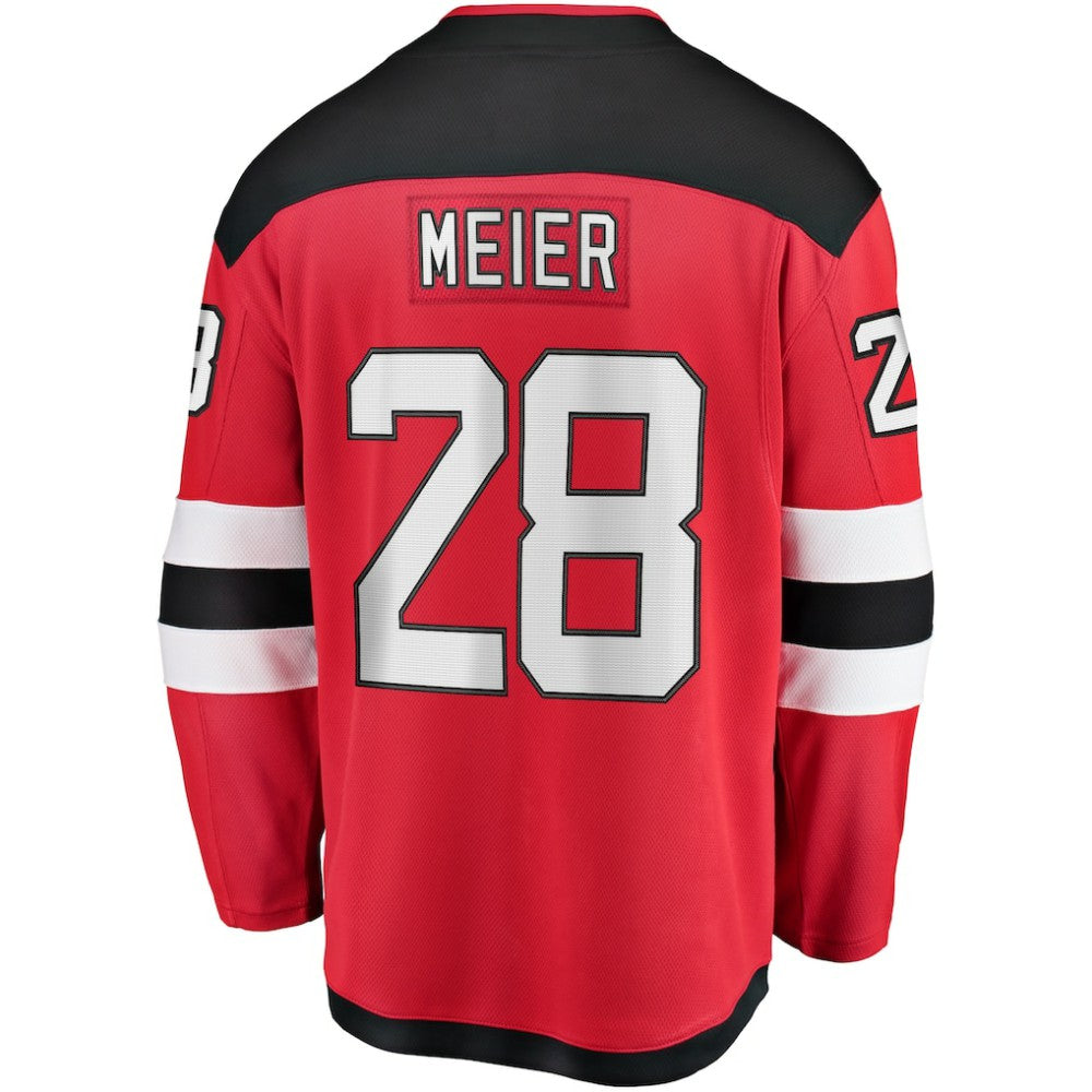 Timo Meier New Jersey Devils Fanatics Home Breakaway Jersey - Red Jerseys