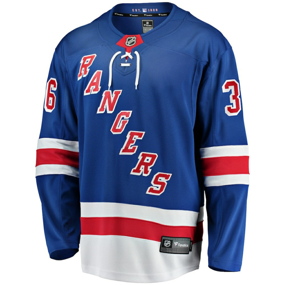 Anton Blidh New York Rangers Fanatics Home Breakaway Jersey - Blue Jerseys