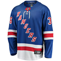Anton Blidh New York Rangers Fanatics Home Breakaway Jersey - Blue Jerseys