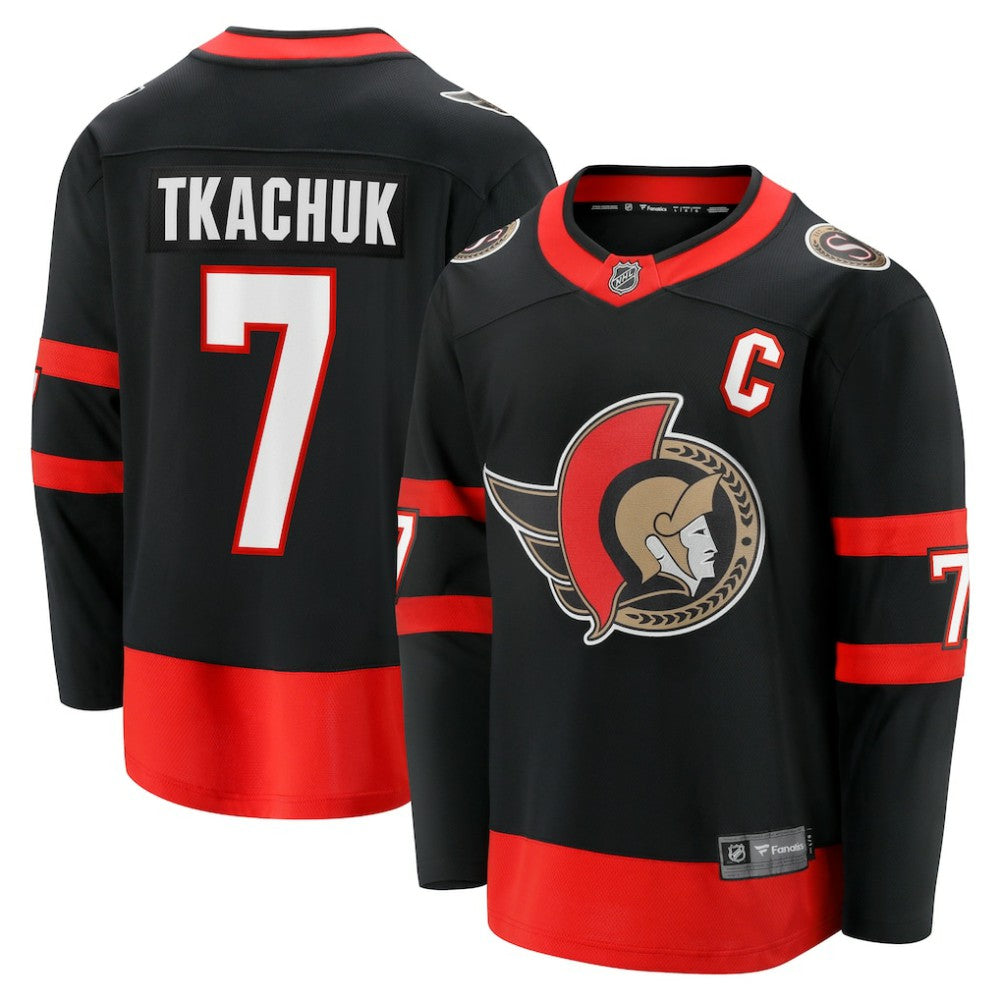 Brady Tkachuk Ottawa Senators Fanatics Home Breakaway Jersey - Black Jerseys
