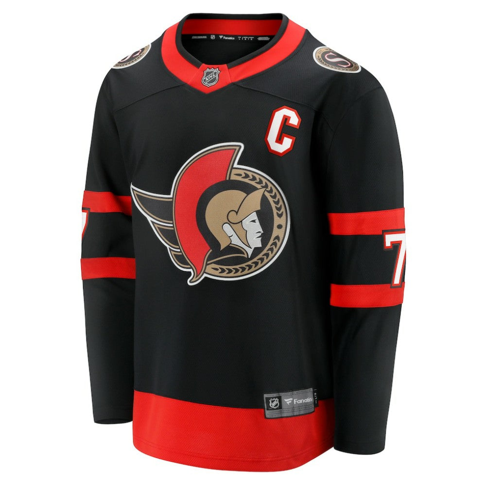 Brady Tkachuk Ottawa Senators Fanatics Home Breakaway Jersey - Black Jerseys