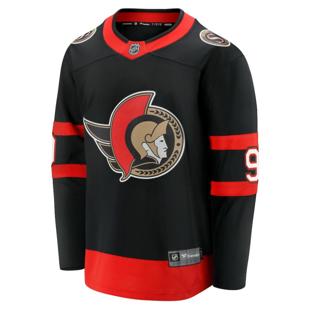 Josh Norris Ottawa Senators Fanatics Home Breakaway Jersey - Black Jerseys