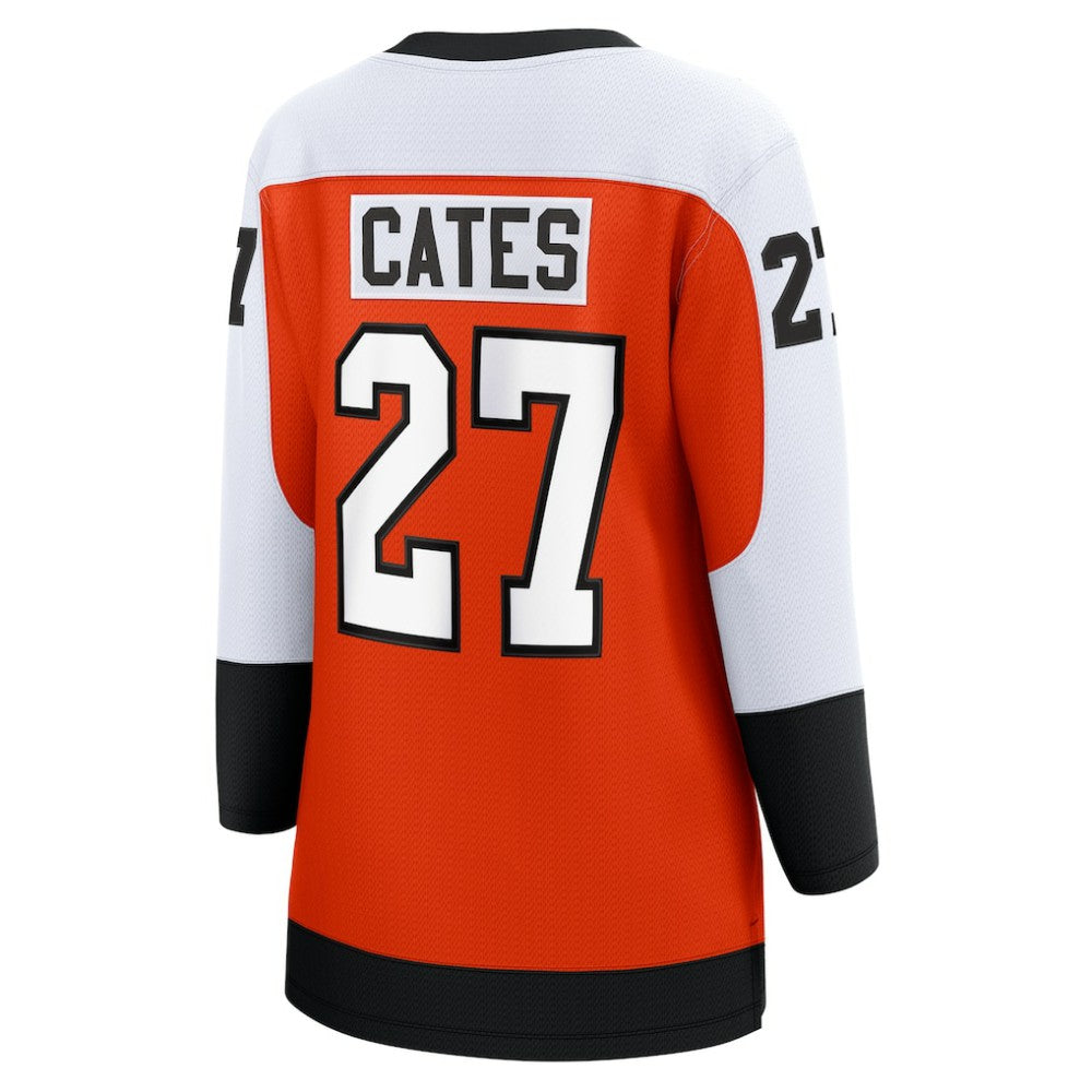 Noah Cates Philadelphia Flyers Fanatics Women's Home Breakaway Player Jersey - Orange Jerseys