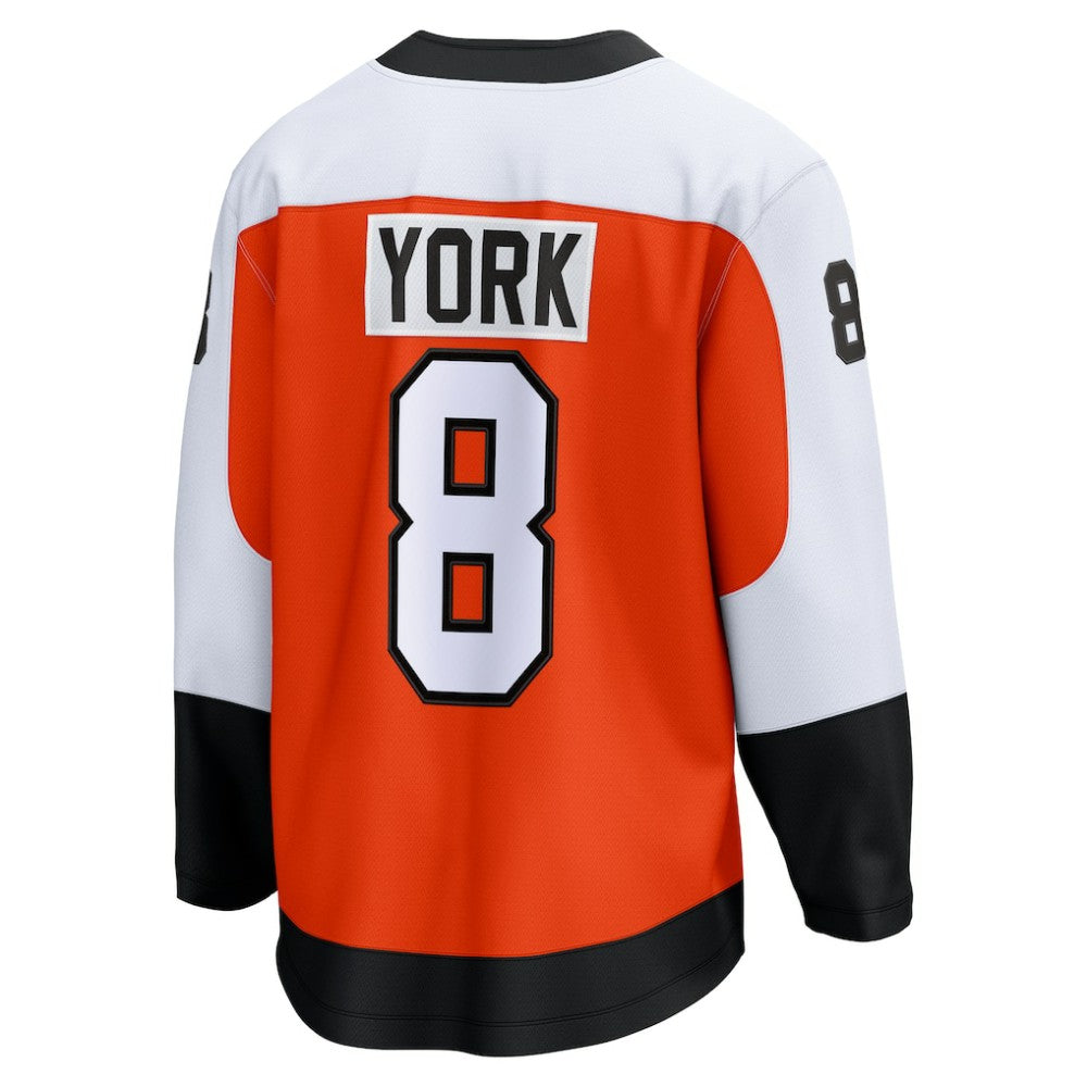 Cam York Philadelphia Flyers Fanatics Home Breakaway Jersey - Orange Jerseys