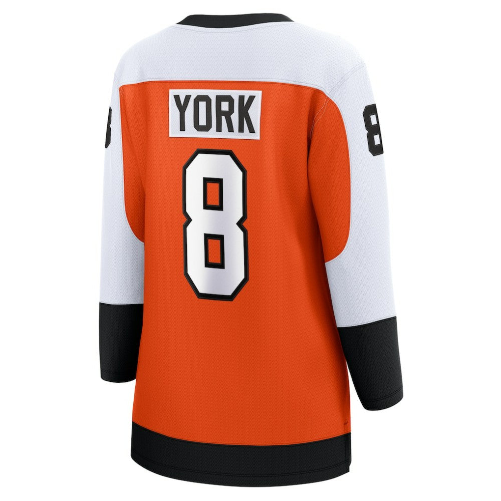 Cam York Philadelphia Flyers Fanatics Women's Home Breakaway Player Jersey - Orange Jerseys