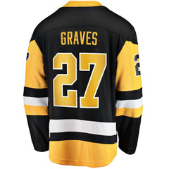 Ryan Graves Pittsburgh Penguins Fanatics Home Breakaway Jersey - Black Jerseys