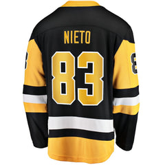 Matt Nieto Pittsburgh Penguins Fanatics Home Breakaway Jersey - Black Jerseys