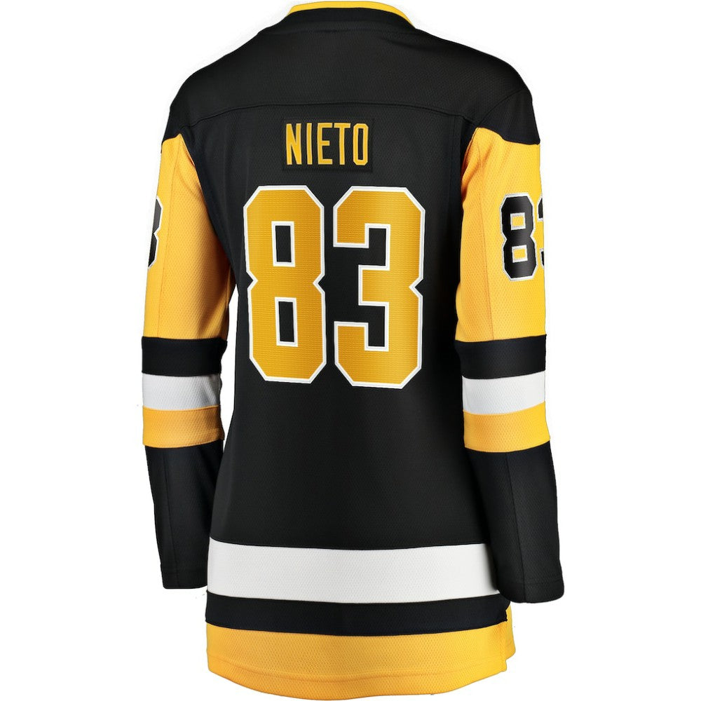 Matt Nieto Pittsburgh Penguins Fanatics Women's Home Breakaway Player Jersey - Black Jerseys