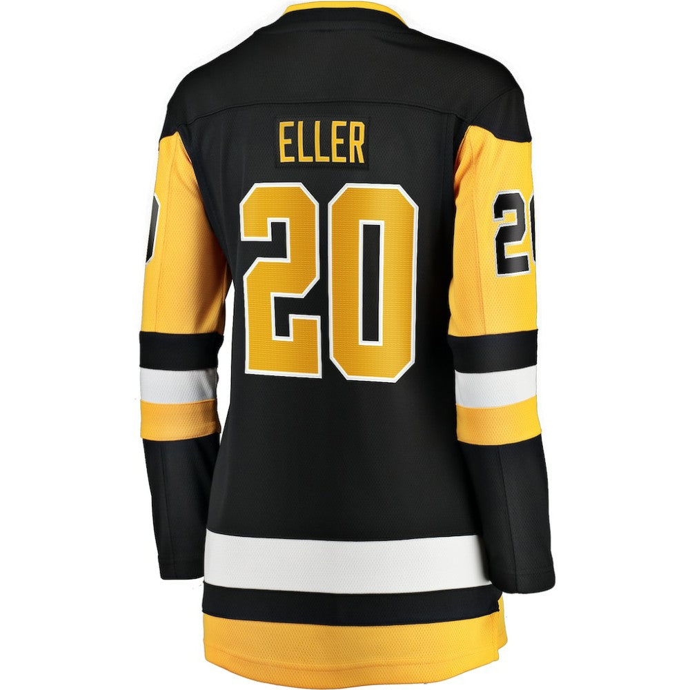 Lars Eller Pittsburgh Penguins Fanatics Women's Home Breakaway Player Jersey - Black Jerseys