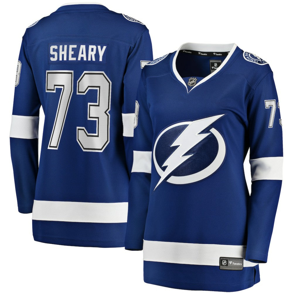 Conor Sheary Tampa Bay Lightning Fanatics Women's Home Breakaway Player Jersey - Blue Jerseys