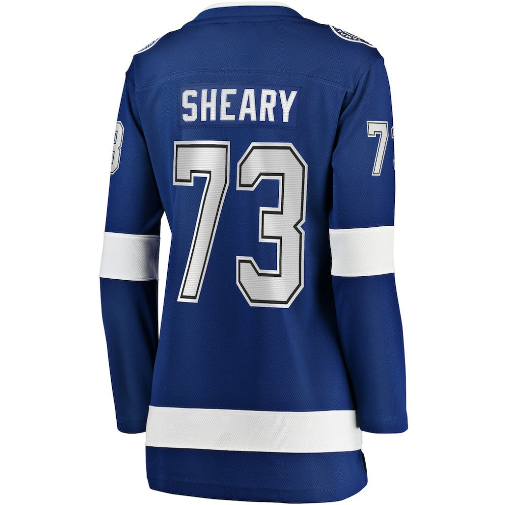 Conor Sheary Tampa Bay Lightning Fanatics Women's Home Breakaway Player Jersey - Blue Jerseys