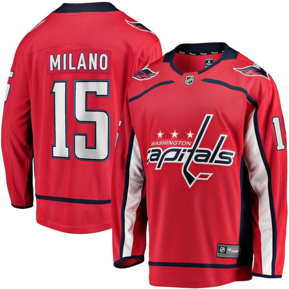 Sonny Milano Washington Capitals Fanatics Home Breakaway Jersey - Red Jerseys