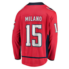 Sonny Milano Washington Capitals Fanatics Home Breakaway Jersey - Red Jerseys