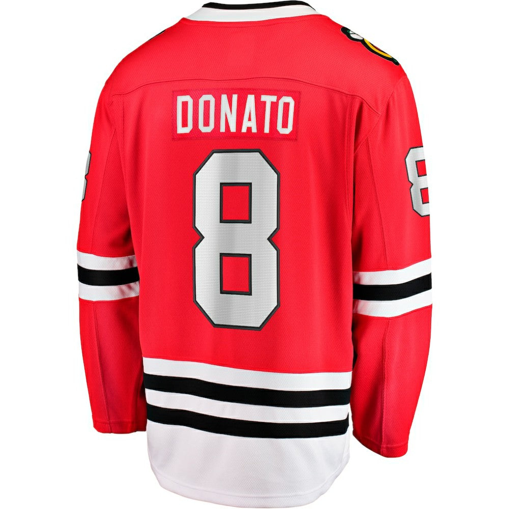 Ryan Donato Chicago Blackhawks Fanatics Home Breakaway Jersey - Red Jerseys
