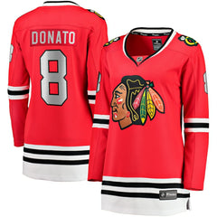 Ryan Donato Chicago Blackhawks Fanatics Women's Home Breakaway Player Jersey - Red Jerseys
