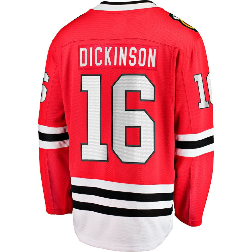Jason Dickinson Chicago Blackhawks Fanatics Home Breakaway Jersey - Red Jerseys