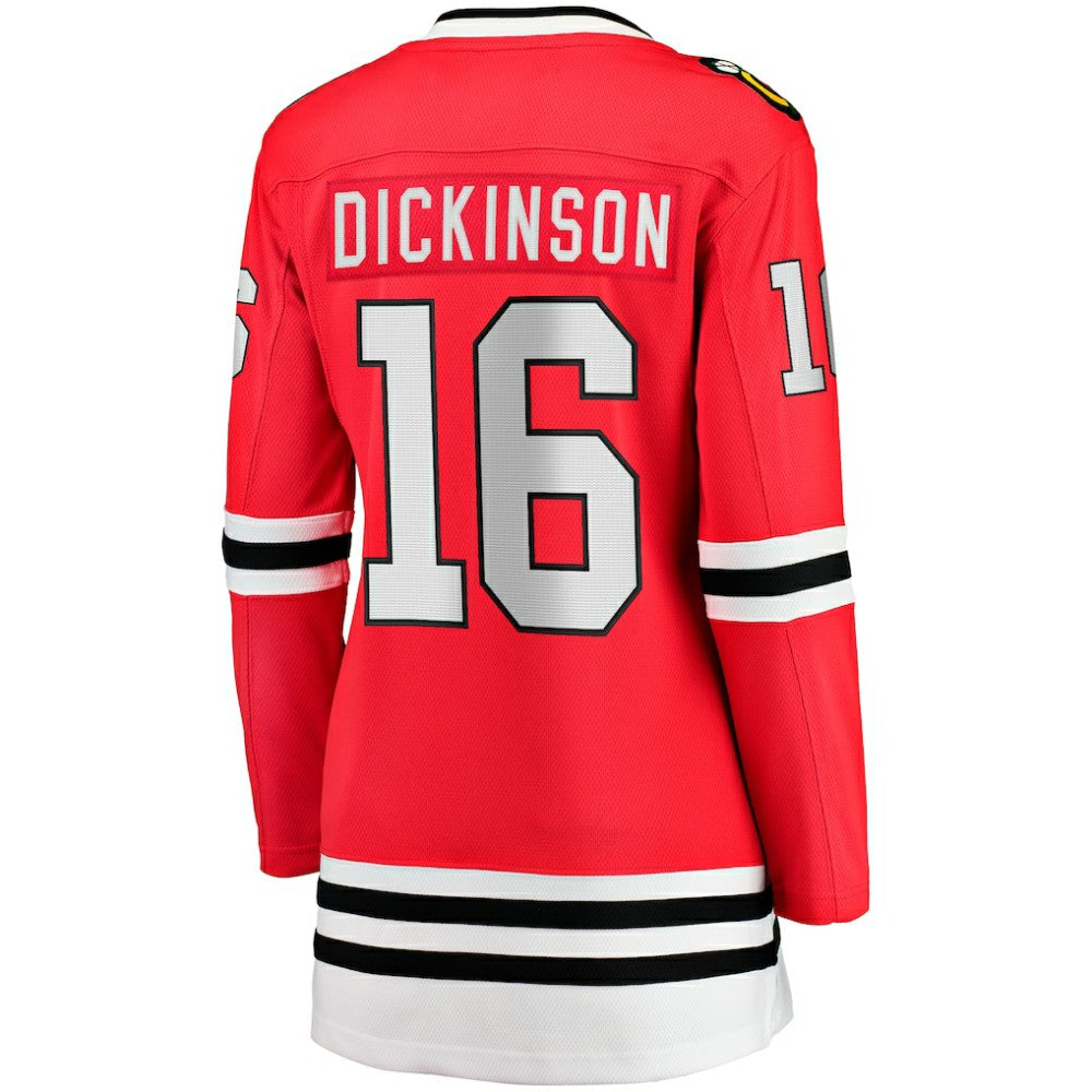Jason Dickinson Chicago Blackhawks Fanatics Women's Home Breakaway Player Jersey - Red Jerseys