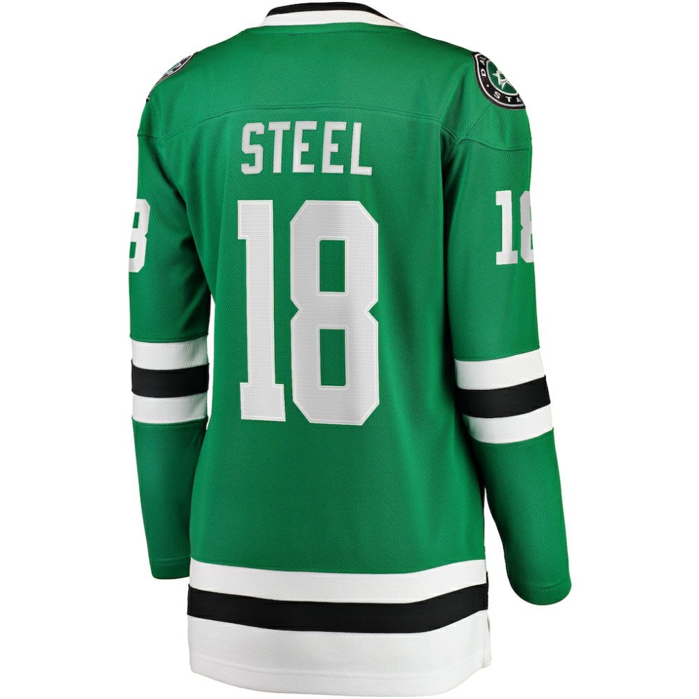 Sam Steel Dallas Stars Fanatics Women's Home Breakaway Player Jersey - Kelly Green Jerseys