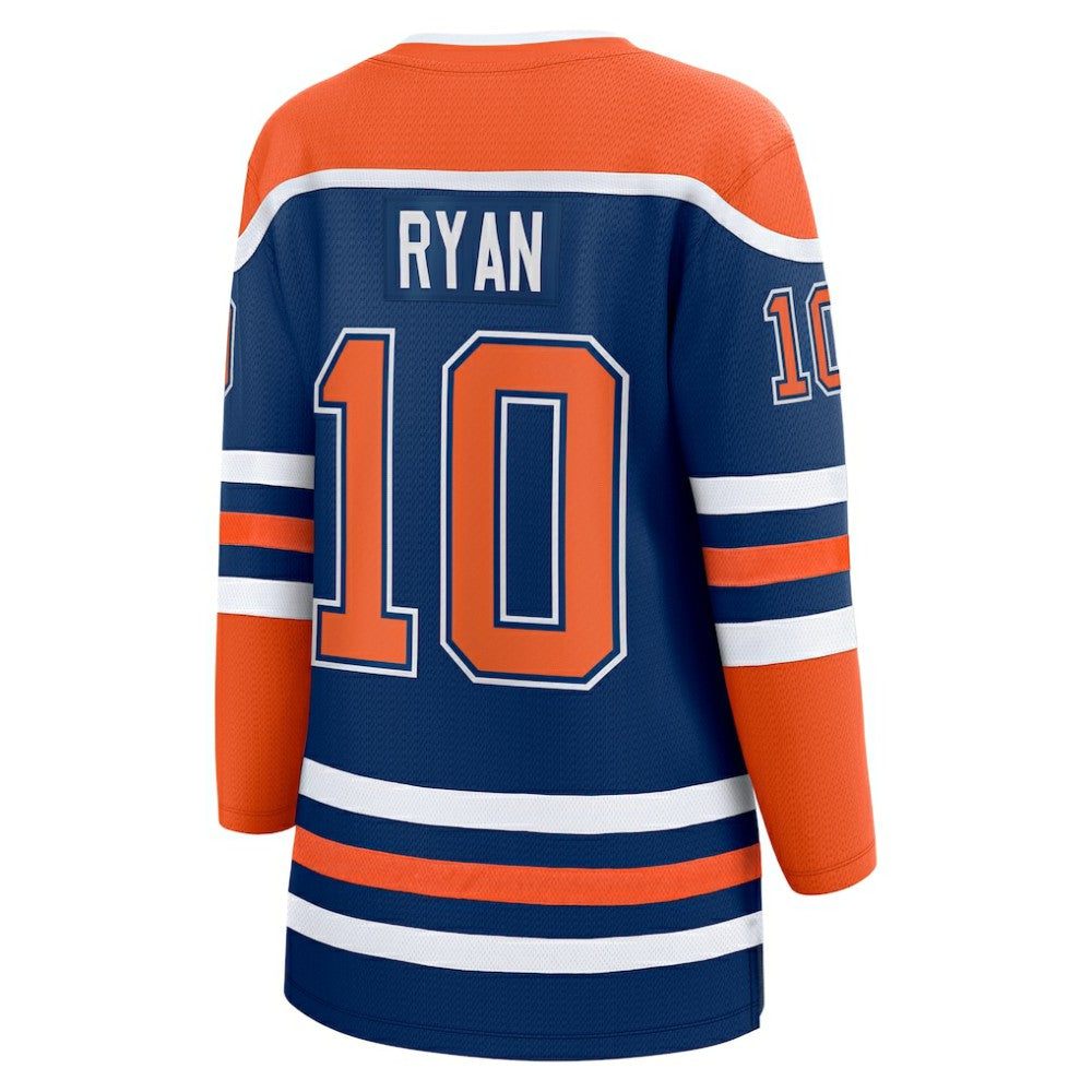 Derek Ryan Edmonton Oilers Fanatics Women's Home Breakaway Player Jersey - Royal Jerseys