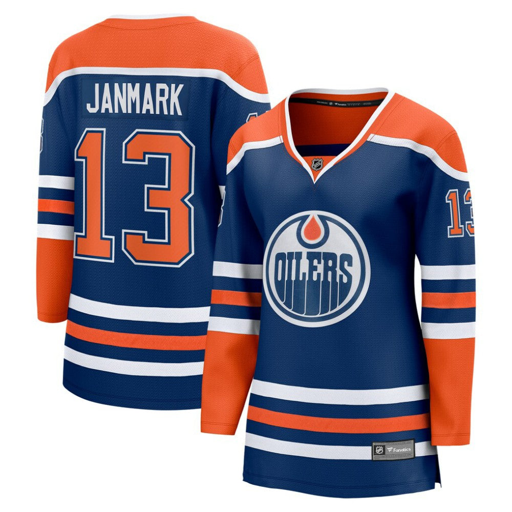Mattias Janmark Edmonton Oilers Fanatics Women's Home Breakaway Player Jersey - Royal Jerseys