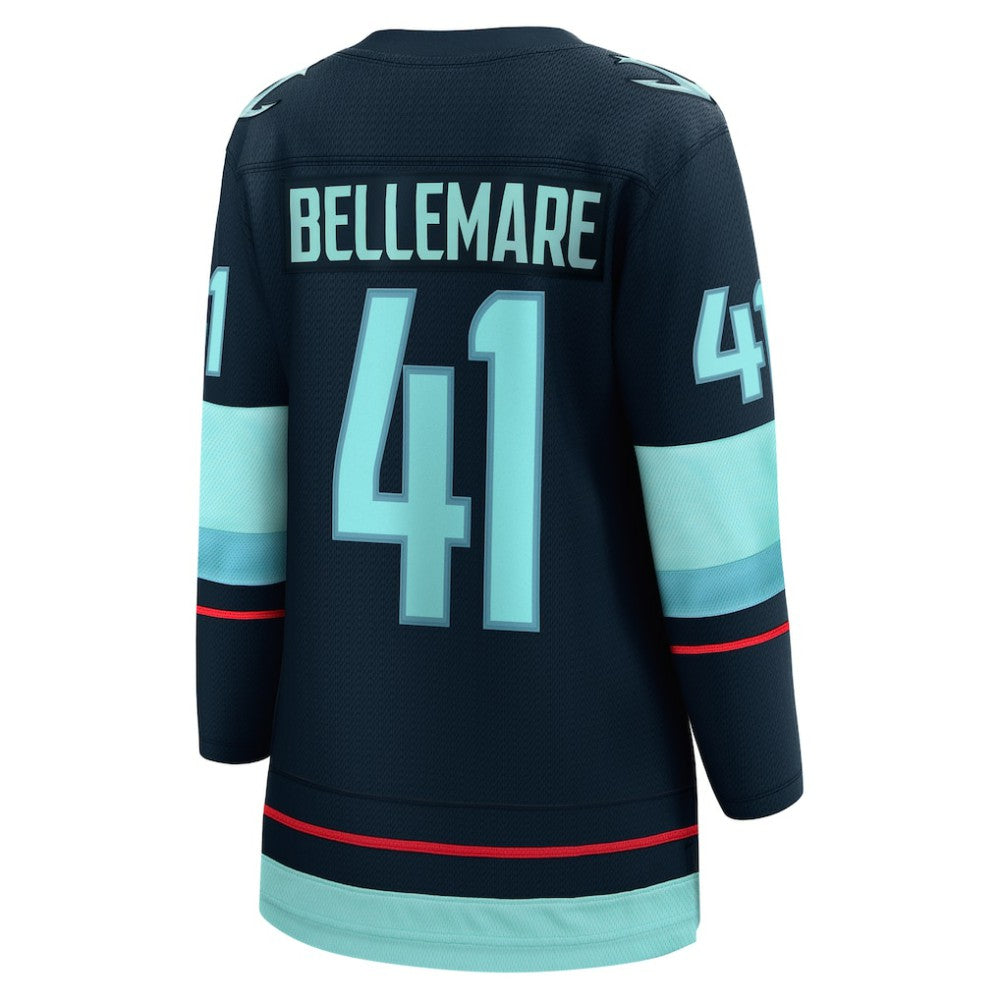 Pierre-Edouard Bellemare Seattle Kraken Fanatics Women's Home Breakaway Player Jersey - Deep Sea Blue Jerseys