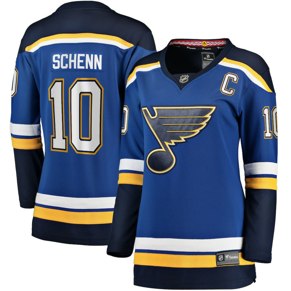 Brayden Schenn St. Louis Blues Fanatics Women's Home Breakaway Player Jersey - Blue Jerseys