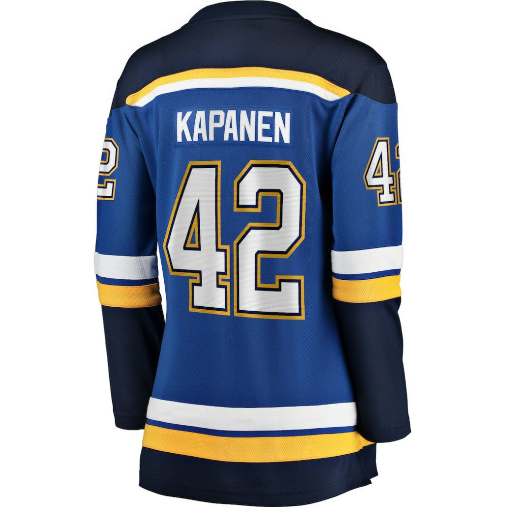 Kasperi Kapanen St. Louis Blues Fanatics Women's Home Breakaway Player Jersey - Blue Jerseys