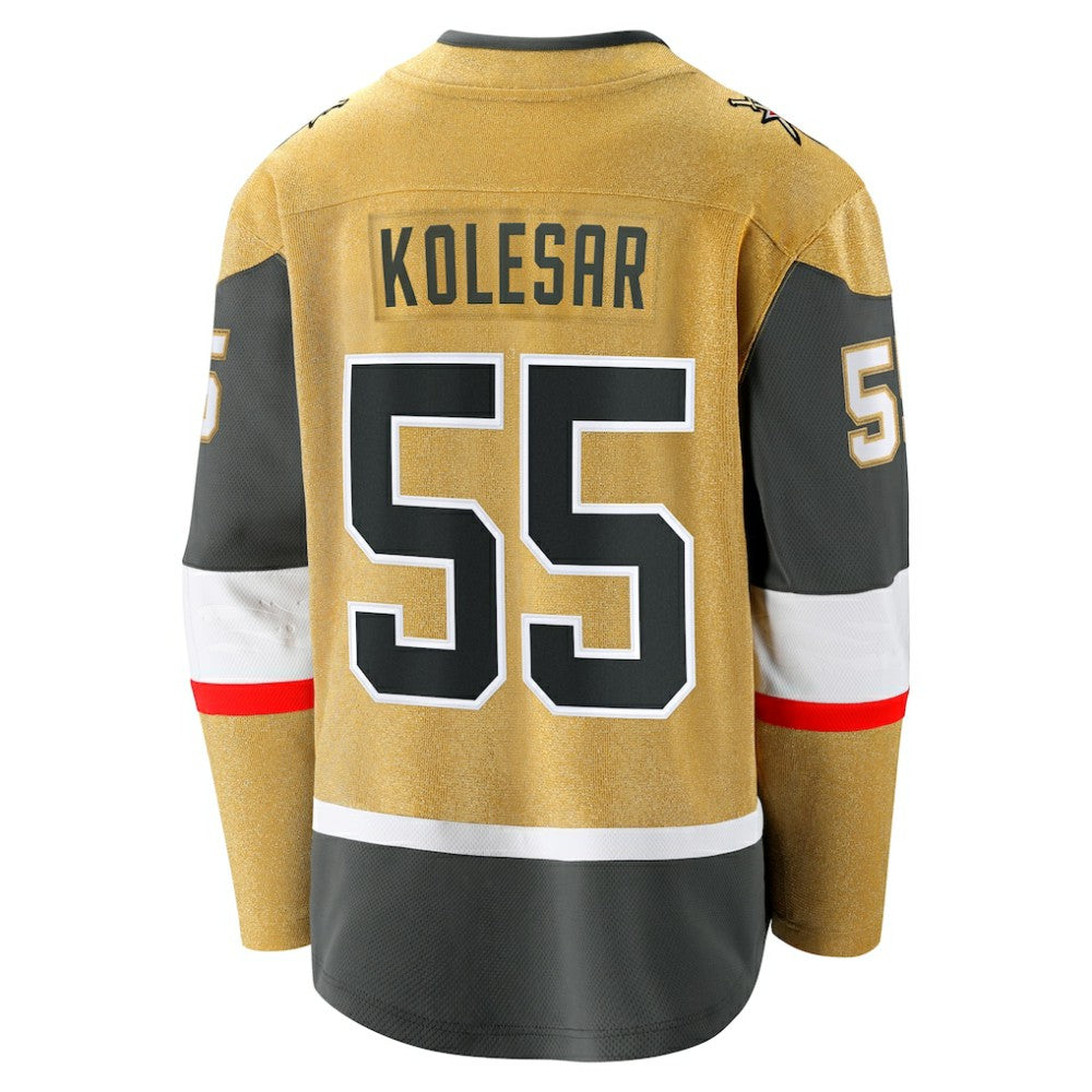 Keegan Kolesar Vegas Golden Knights Fanatics Home Breakaway Jersey - Gold Jerseys