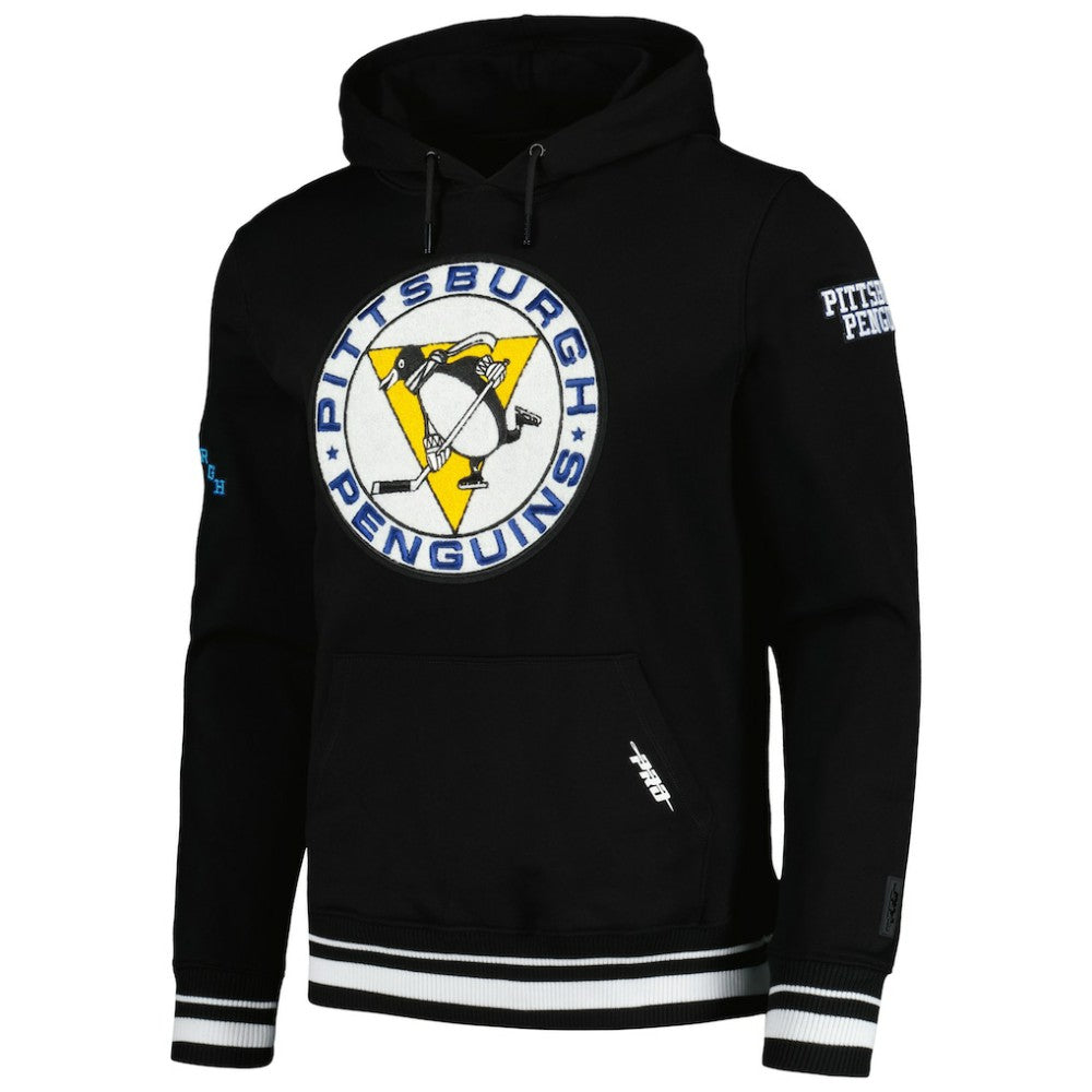 Pittsburgh Penguins Pro Standard Retro Classic Fleece Pullover Hoodie - Black Hoodies