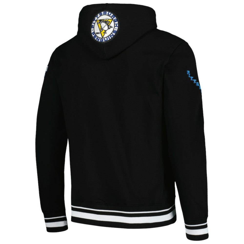 Pittsburgh Penguins Pro Standard Retro Classic Fleece Pullover Hoodie - Black Hoodies