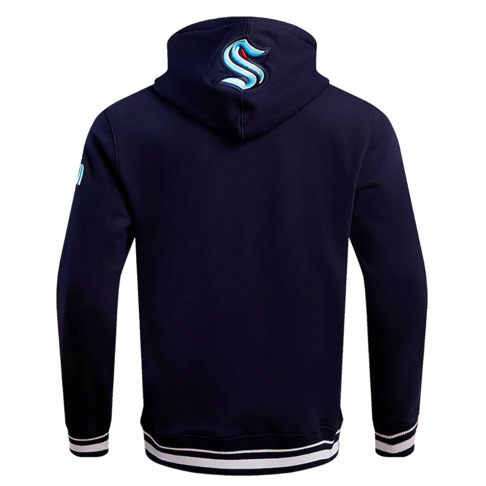 Seattle Kraken Pro Standard Retro Classic Fleece Pullover Hoodie - Deep Sea Blue Hoodies