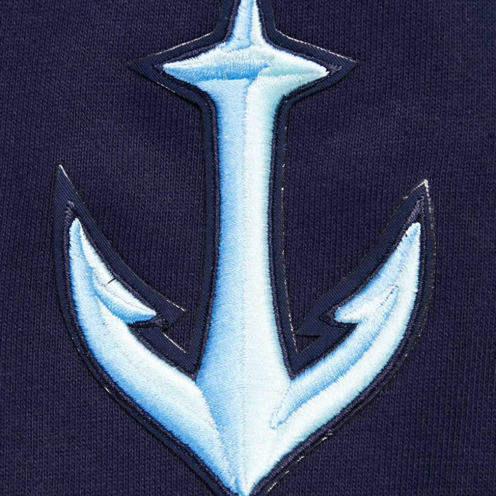 Seattle Kraken Pro Standard Retro Classic Fleece Pullover Hoodie - Deep Sea Blue Hoodies