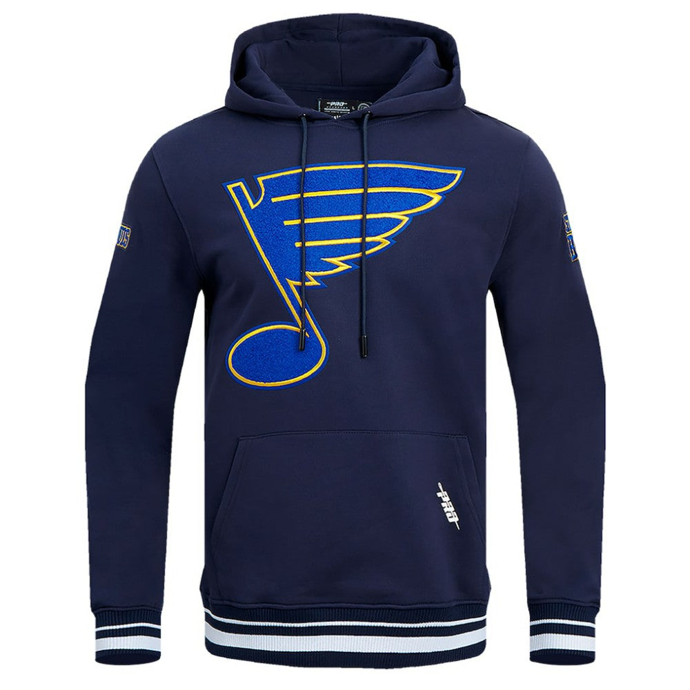 St. Louis Blues Pro Standard Retro Classic Fleece Pullover Hoodie - Navy Hoodies