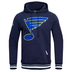 St. Louis Blues Pro Standard Retro Classic Fleece Pullover Hoodie - Navy Hoodies