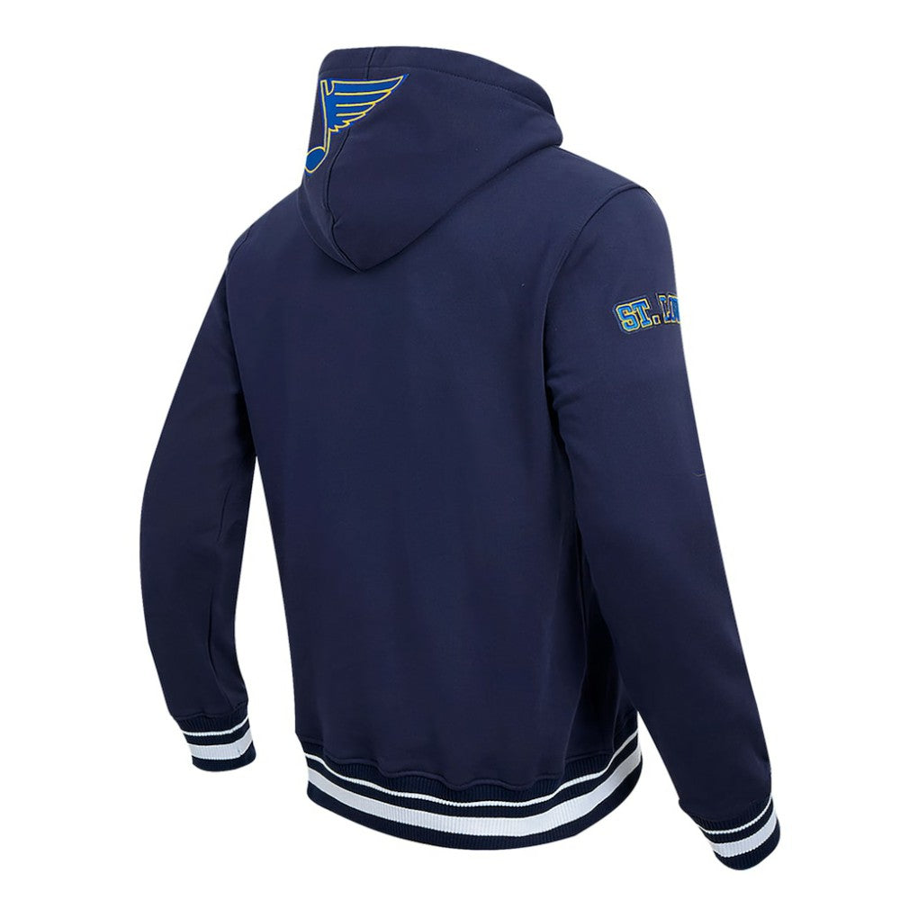 St. Louis Blues Pro Standard Retro Classic Fleece Pullover Hoodie - Navy Hoodies