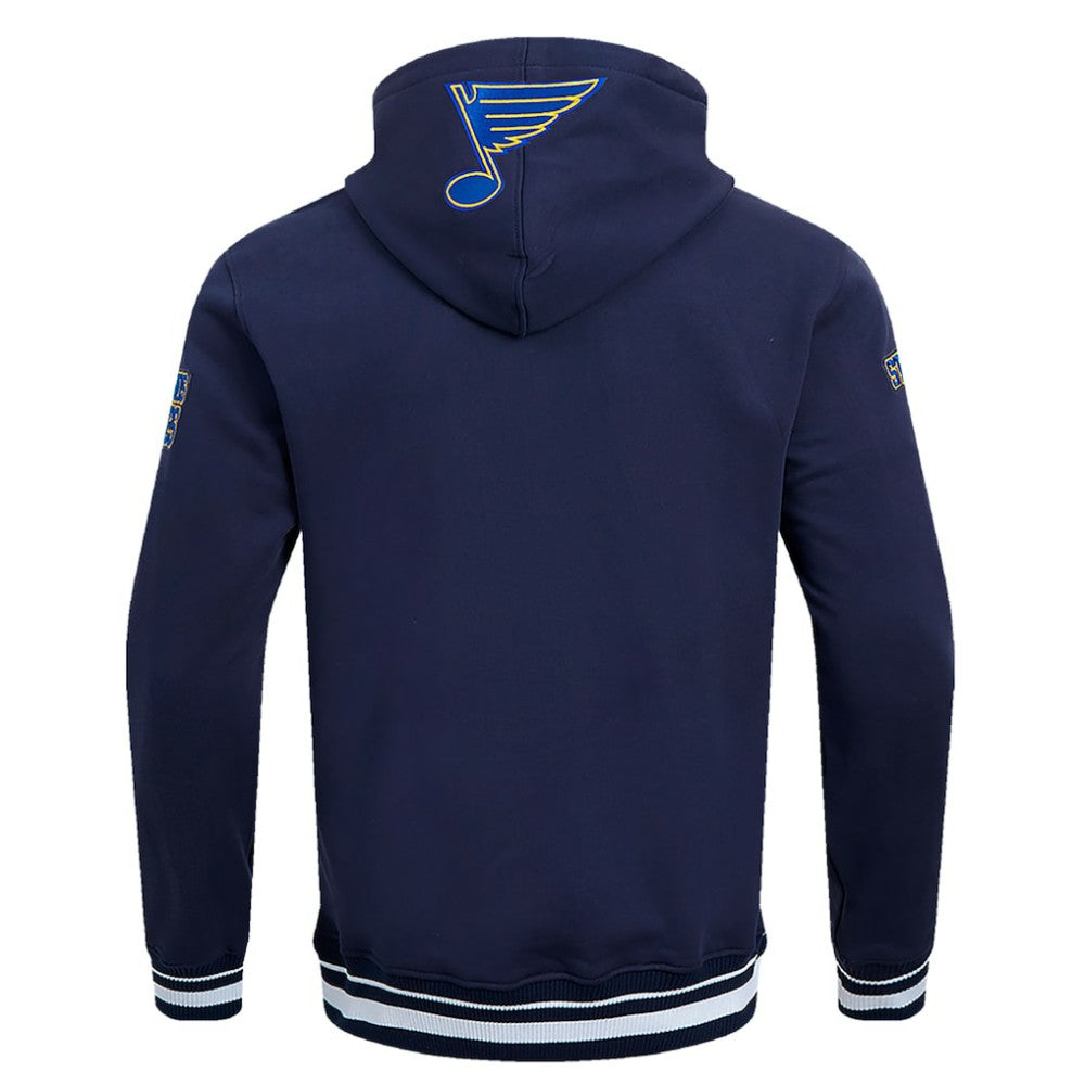 St. Louis Blues Pro Standard Retro Classic Fleece Pullover Hoodie - Navy Hoodies