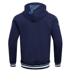 St. Louis Blues Pro Standard Retro Classic Fleece Pullover Hoodie - Navy Hoodies
