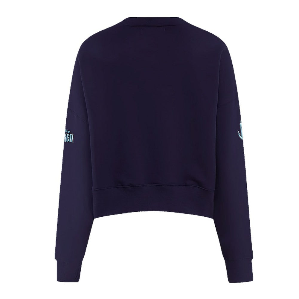 Seattle Kraken Pro Standard Women's Mascot Crewneck Pullover Sweatshirt - Deep Sea Blue Sweatshirts