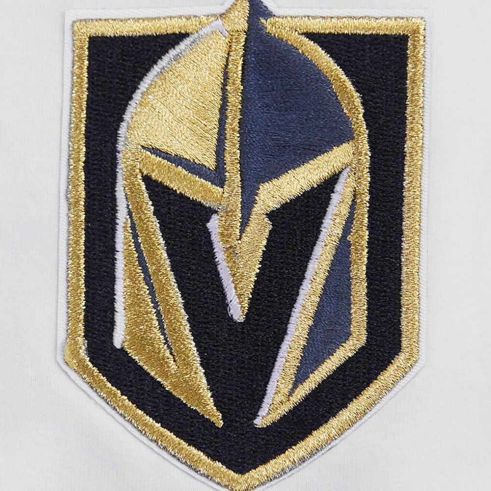 Vegas Golden Knights Pro Standard Women's Boxy Script Tail Cropped T-Shirt - White T-shirts