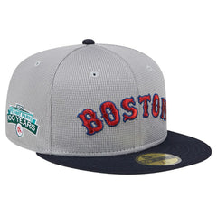 Boston Red Sox Pivot Mesh 59FIFTY Fitted Hat Gray