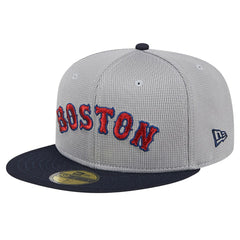 Boston Red Sox Pivot Mesh 59FIFTY Fitted Hat Gray